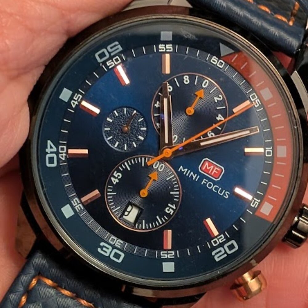 O2 MINI FOCUS Men Watch 46MM (NWOT) MF00176